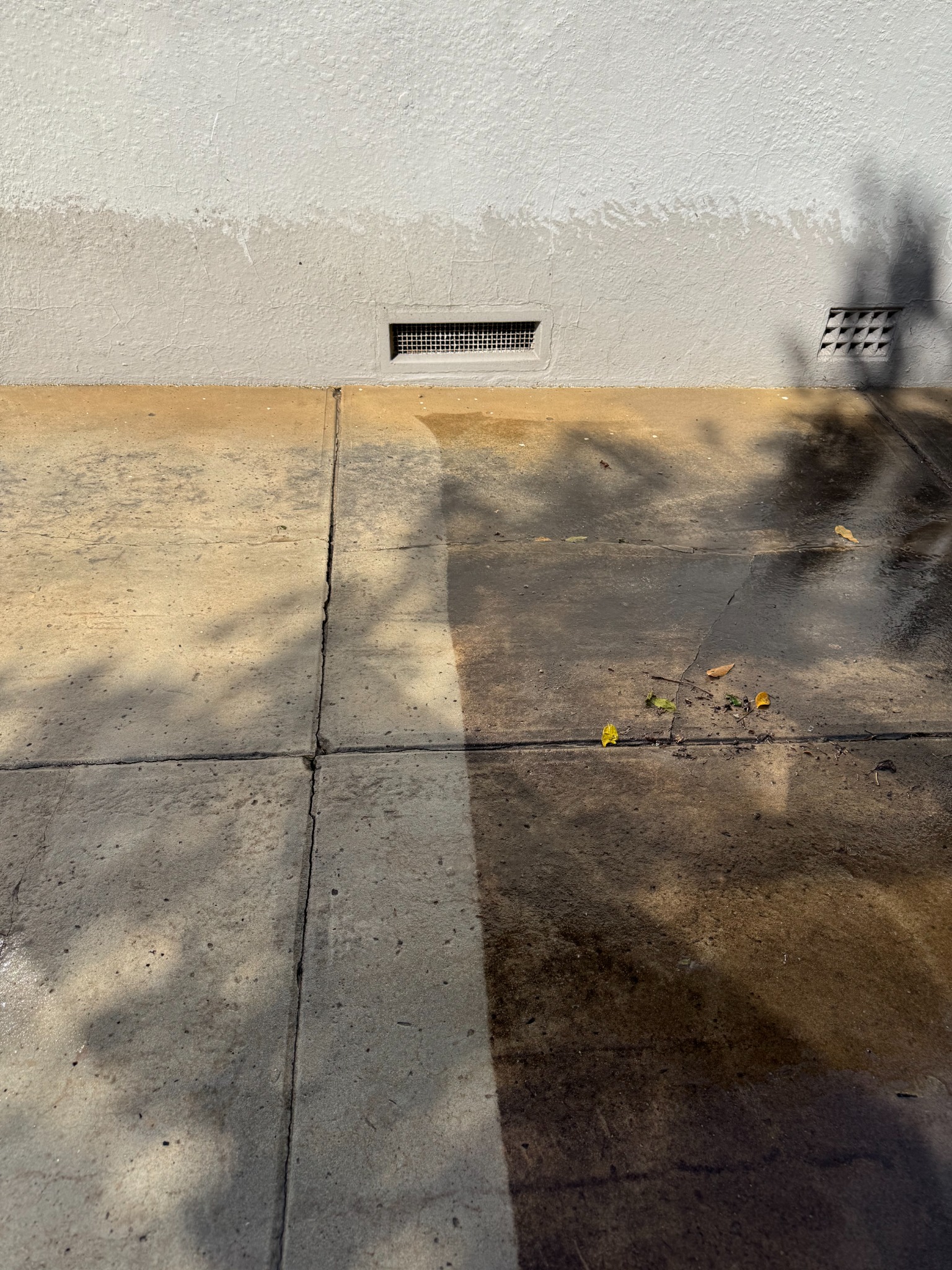 Concrete cleaning comparison